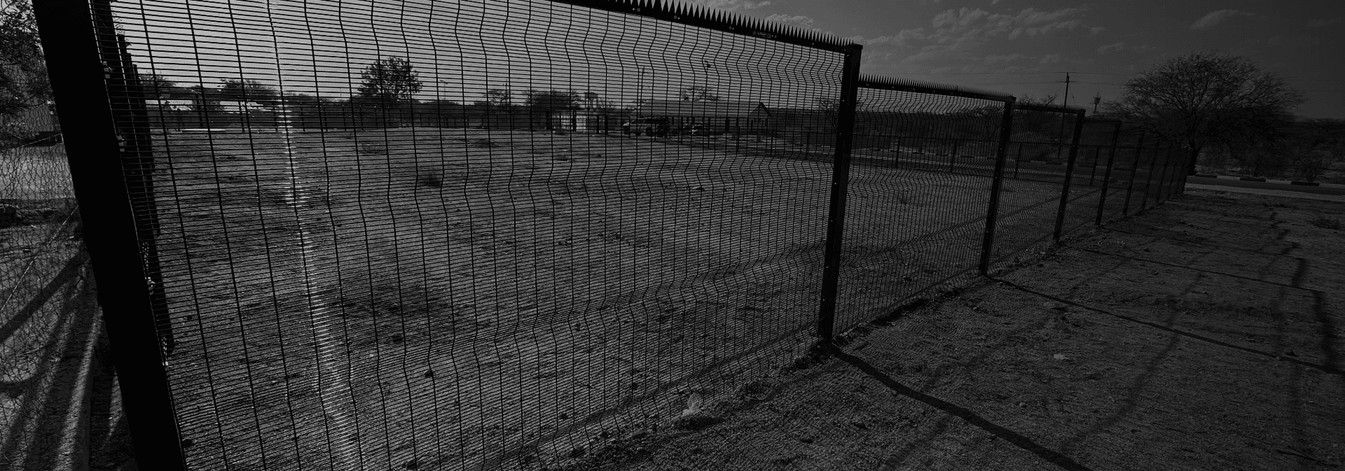 Clear-View fencing installation by Rhino Fence in Johannesburg